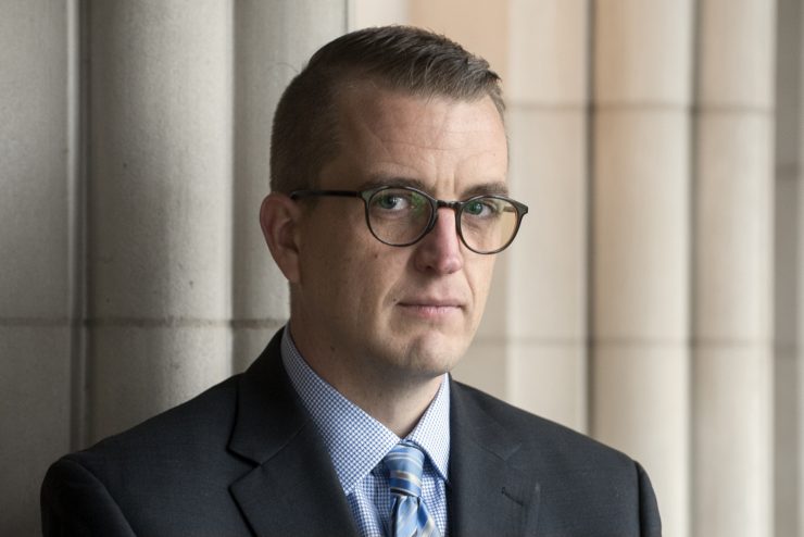 Headshot of Cathedral staff member Kevin Eckstrom