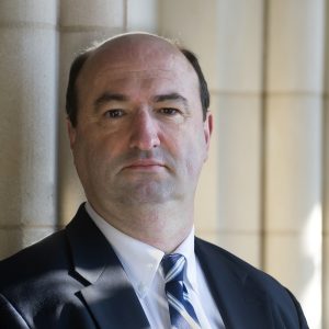 Headshot of Cathedral staff member Canon Michael McCarthy