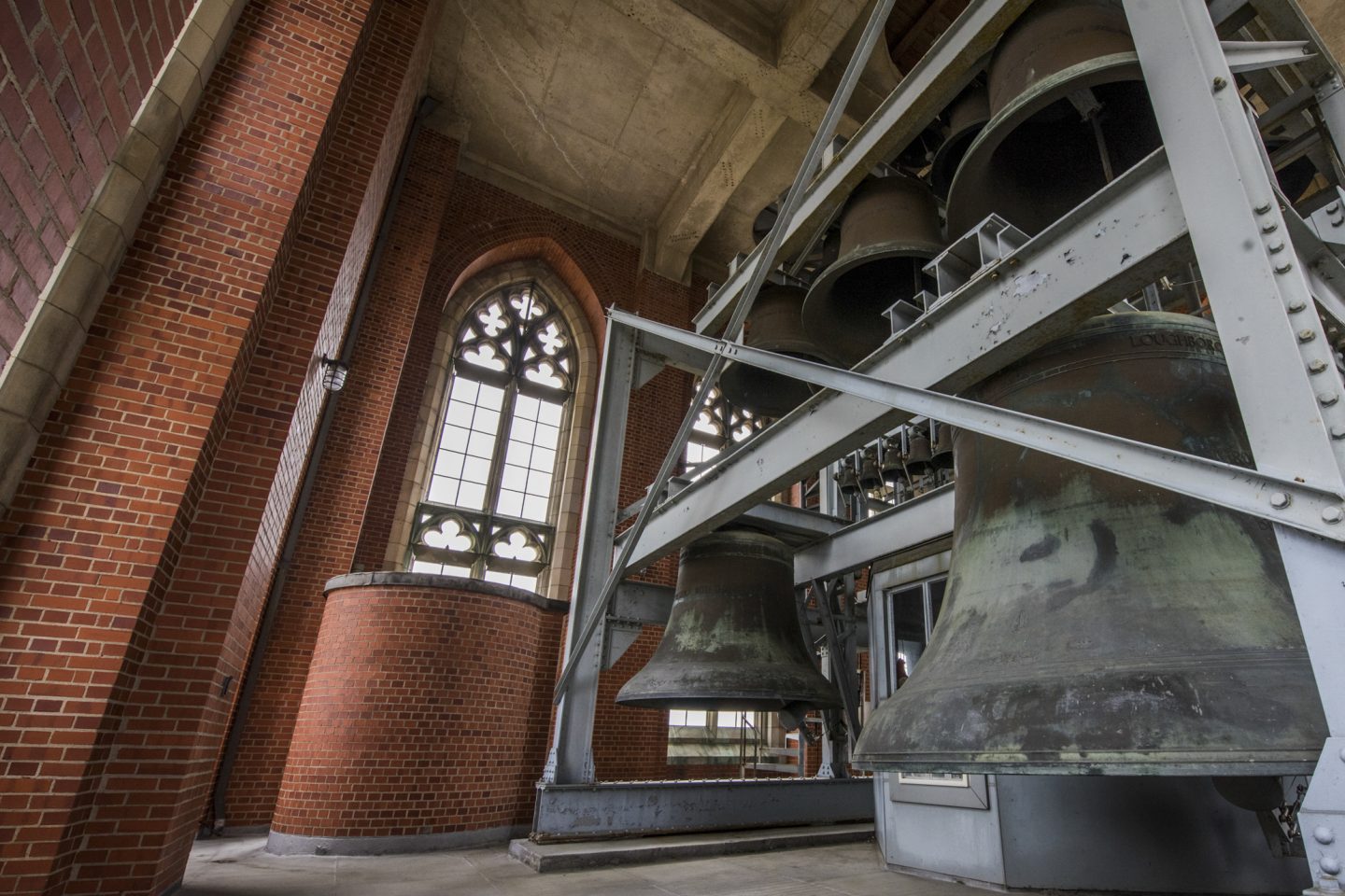 Interior view of the Carillon in the Bell Tower of the Cathedral